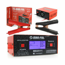 Mar-Pol akkumulátor töltő, LCD 6/12V, 24A MDS-M82511