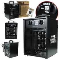 BLACK – elektromos hőlégfúvó 3300W, ipari hősugárzó – 55055