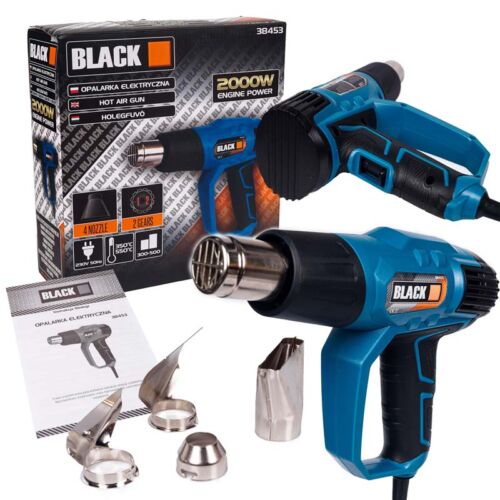 Black-Tools elektromos hőlégfúvó 2000W - 38453