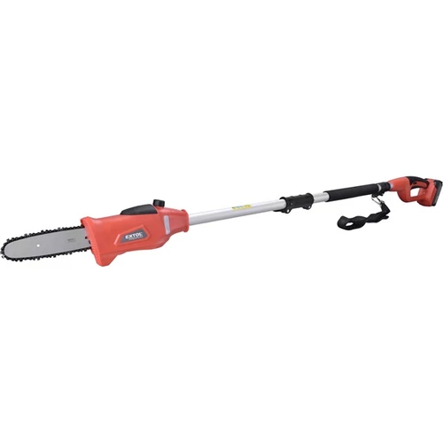 EXTOL akkus ágvágó láncfűrész gép, 18V, vezető 240 mm, 1500mAh Li-ion akku, és töltővel