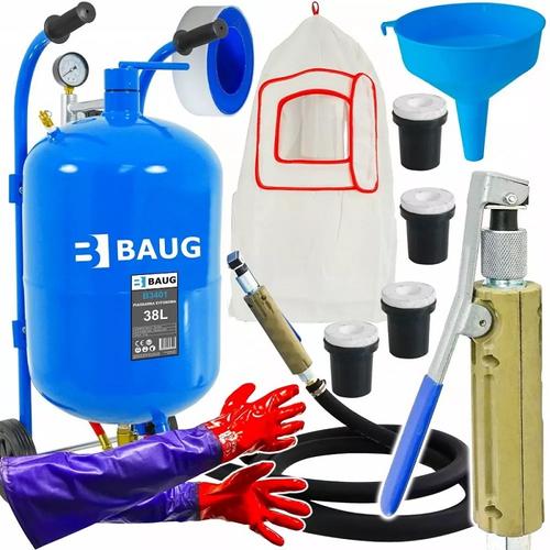 BAUG homokfúvó gép 38 literes tartállyal B3401
